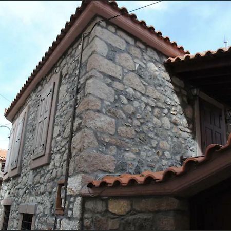 Wood And Stone In The Path Of Lava Villa Antissa Eksteriør billede