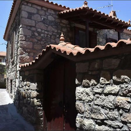 Wood And Stone In The Path Of Lava Villa Antissa Eksteriør billede